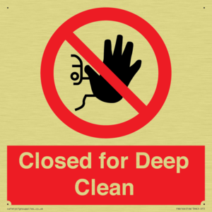 Closed for Deep Clean